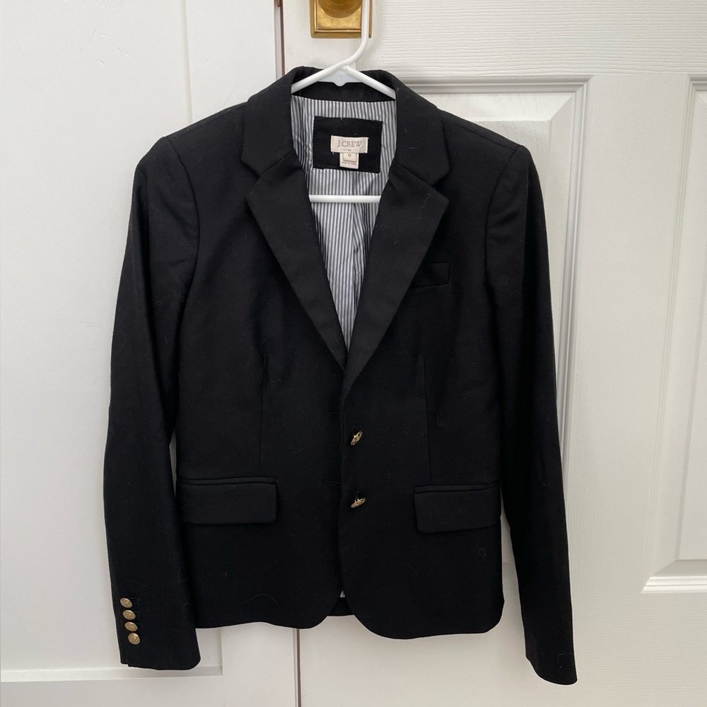 JCREW black blazer • size 0